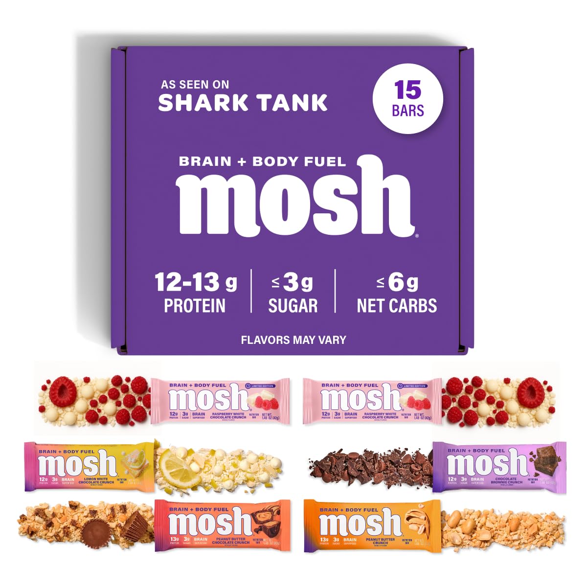 MOSH Keto Protein Bars for Brain Health