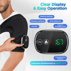 Cordless Shoulder Heating Pad & Massager | Heat & Vibration

