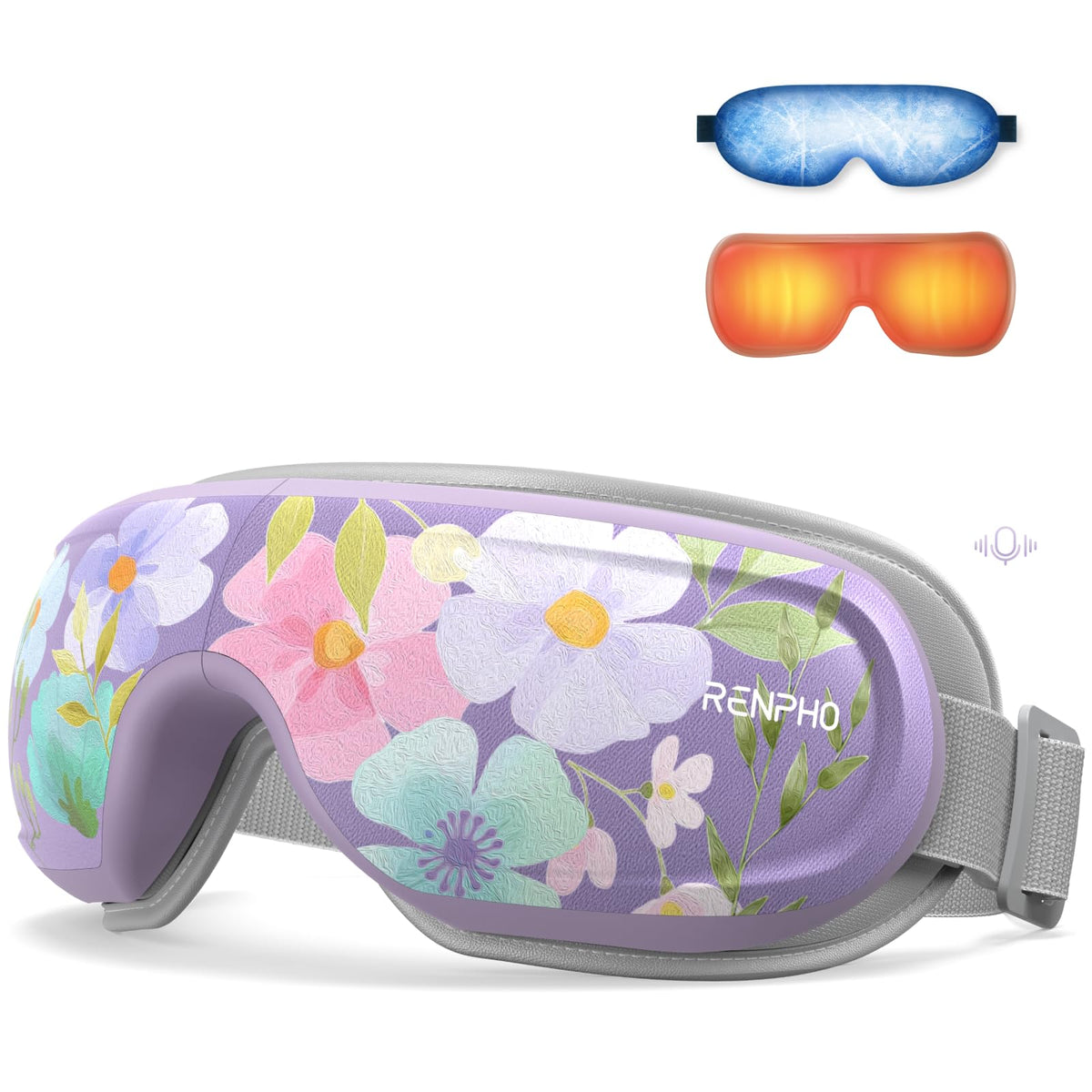 RENPHO Eye Massager with Heat and Cooling - Voice Control