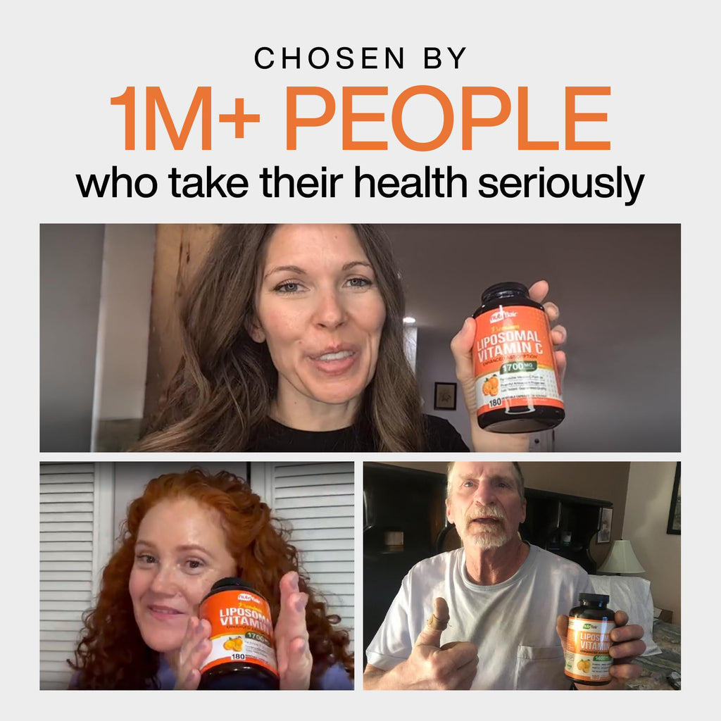 NutriFlair Liposomal Vitamin C Supplement for Immune Support

