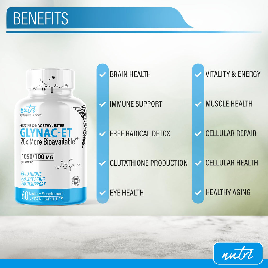 Nutri GlyNAC-ET NAC Supplement with Glycine

