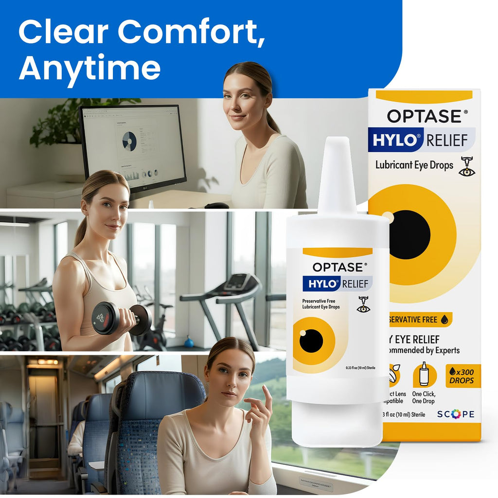 OPTASE HYLO Relief Dry Eye Drops | Preservative-Free

