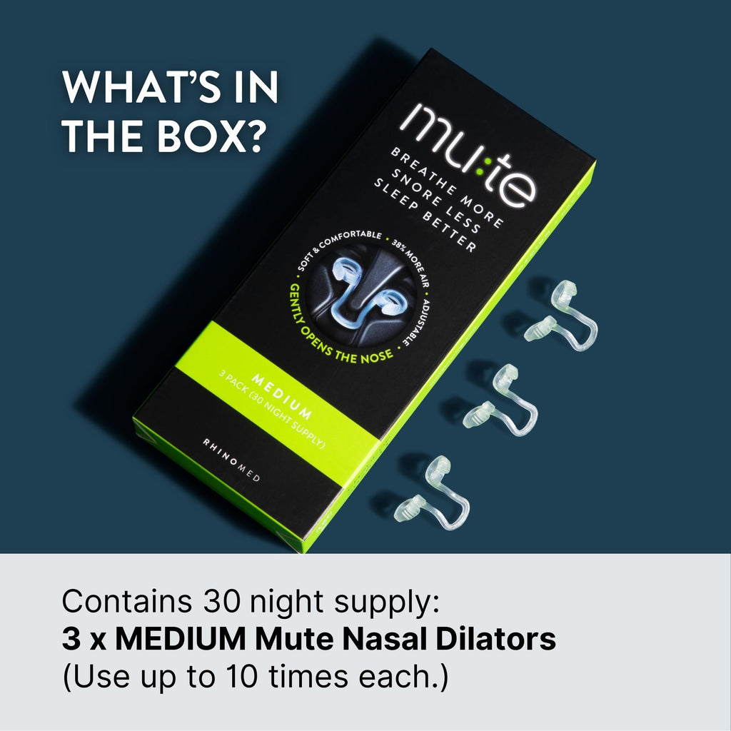 Mute Nasal Dilator Snoring Solution | Sleep Better

