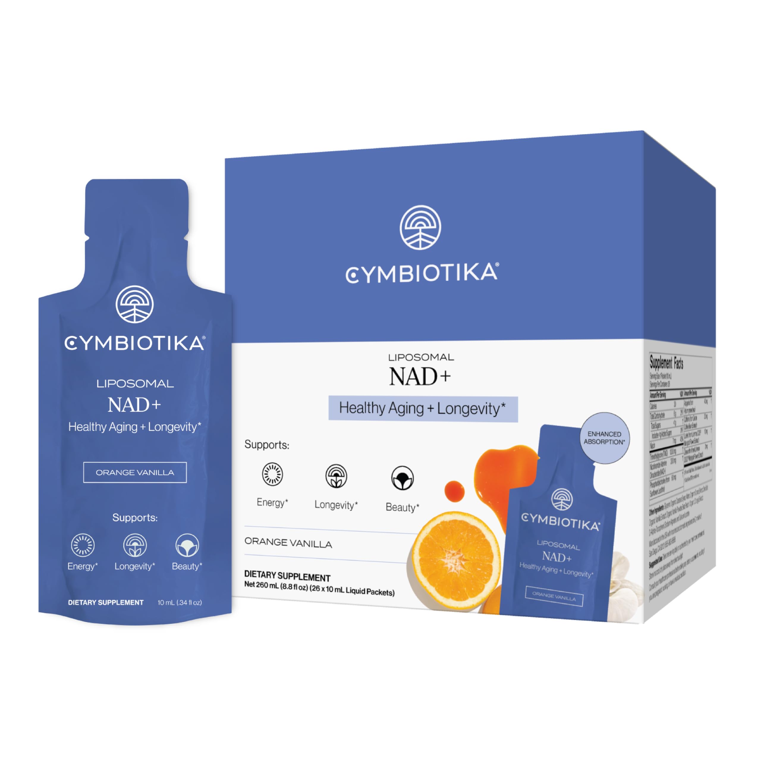 Cymbiotika Liposomal NAD Supplement for Cellular Energy

