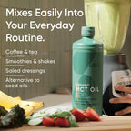 Sports Research MCT Oil Organic C8 & C10 | Keto & Vegan

