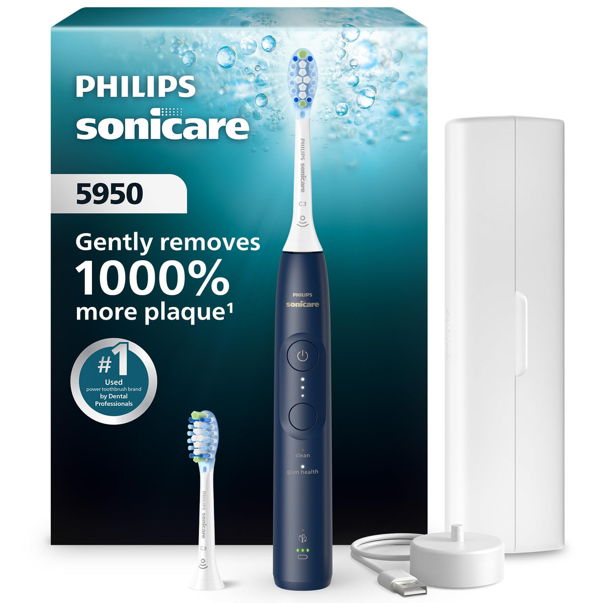 Philips Sonicare 5950 Series Electric Toothbrush with Pressure Sensor