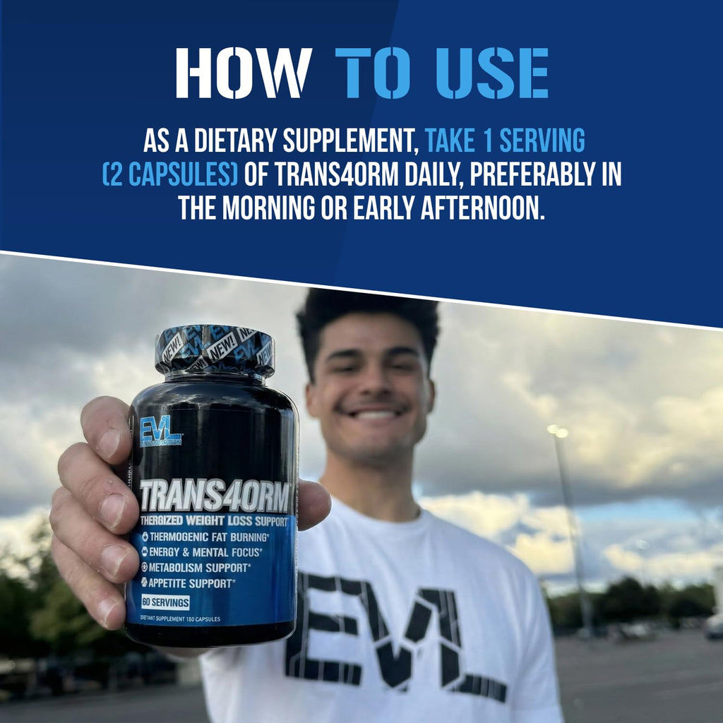 EVL Trans4orm Thermogenic Fat Burner | Green Tea

