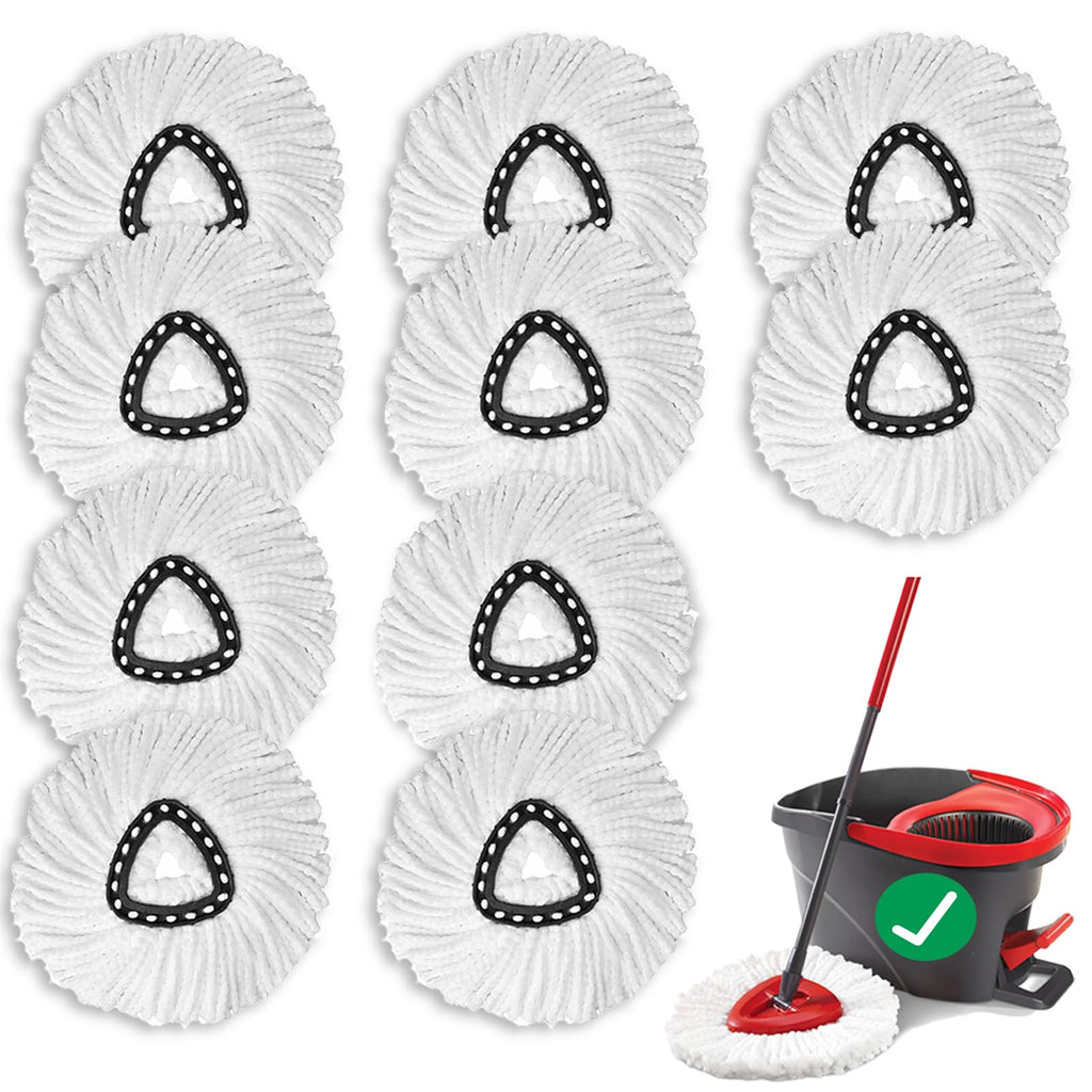 Spin Mop Replacement Head Microfiber Refills

