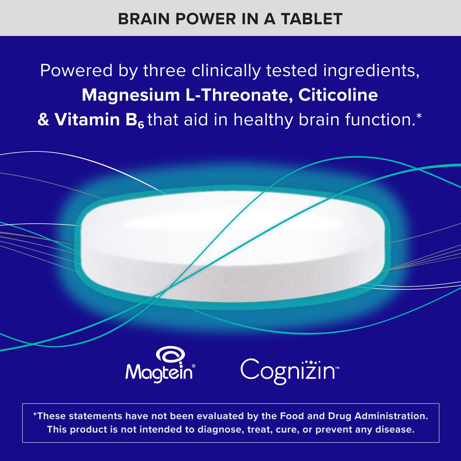 Qunol Brain Health Memory Citicoline & Magnesium L-Threonate

