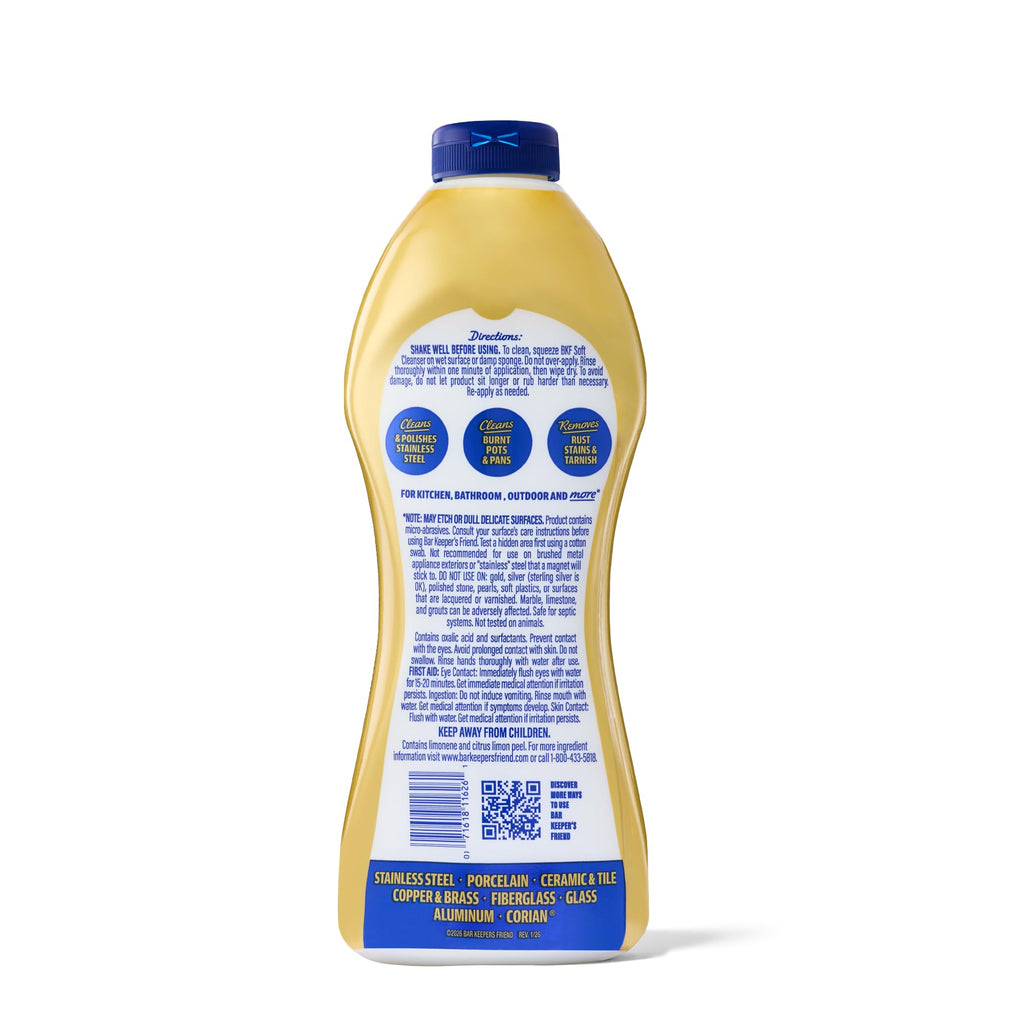 Bar Keepers Friend Soft Cleanser & 2-in-1 Cleaner Bundle

