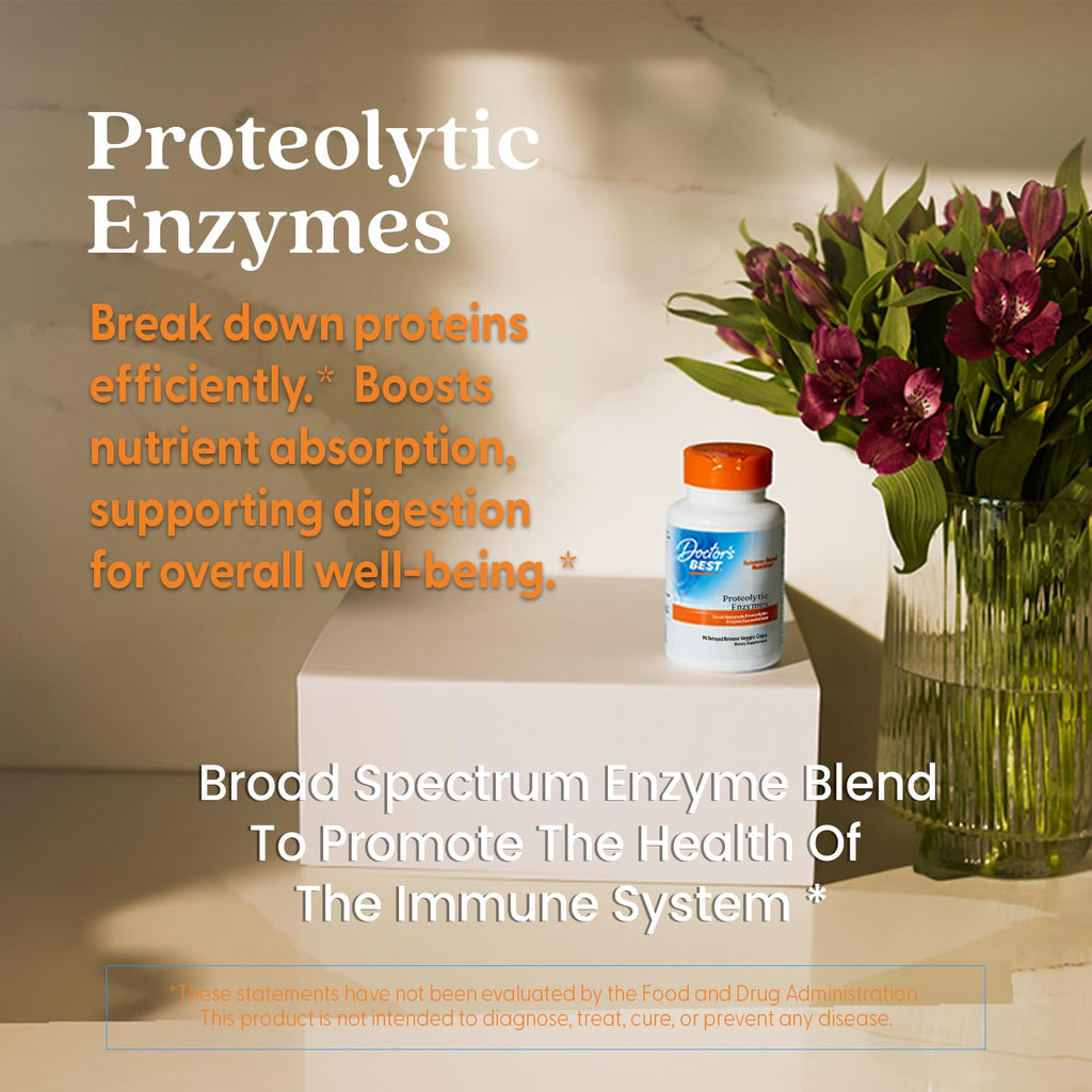 Doctor's Best Proteolytic Enzymes - Digestive Support

