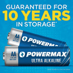 Powermax AA Alkaline Batteries - 1.5V Non-Rechargeable

