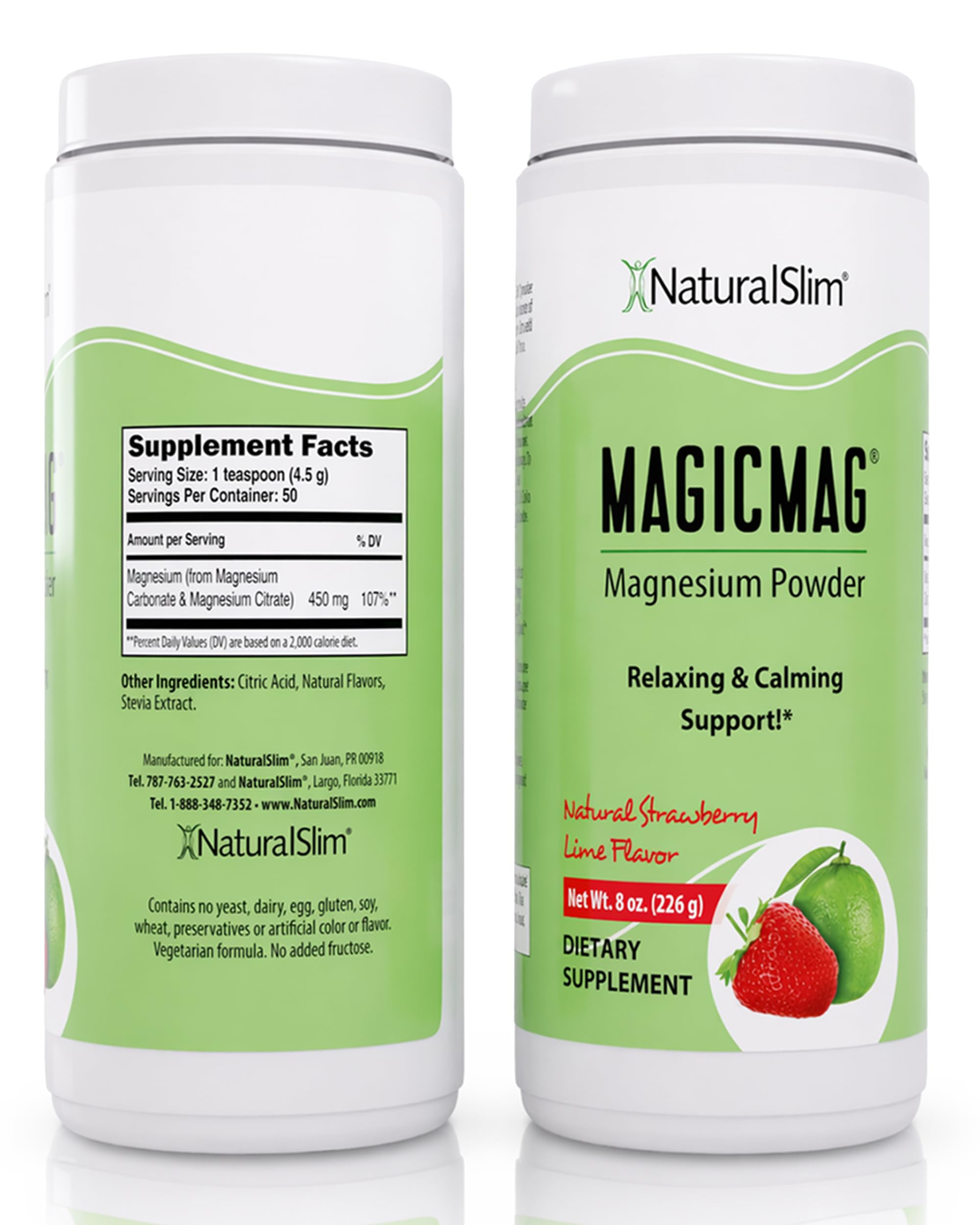 NaturalSlim MagicMag Magnesium Citrate Powder

