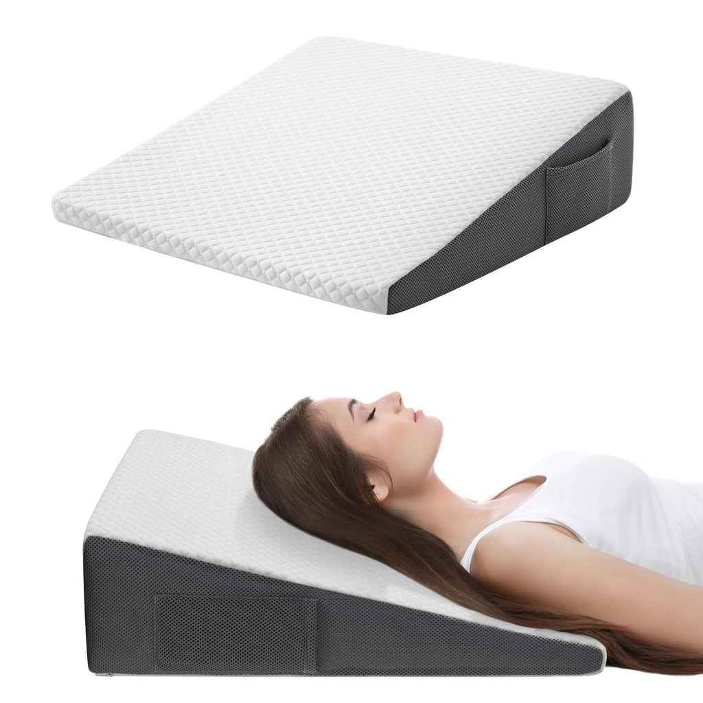 Cozymaker Bed Wedge Pillow | Ergonomic Memory Foam

