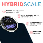 Adamson Bathroom Scale | Analog & Digital Display

