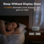 Buffbee Alarm Clock with Sound Machine - Gentle Wake

