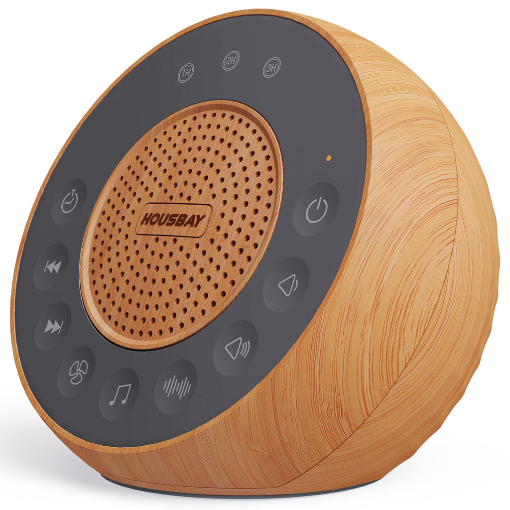 Housbay Sleep Sound Machine with 31 Sounds, Auto-Off Timer, Adjustable Volume