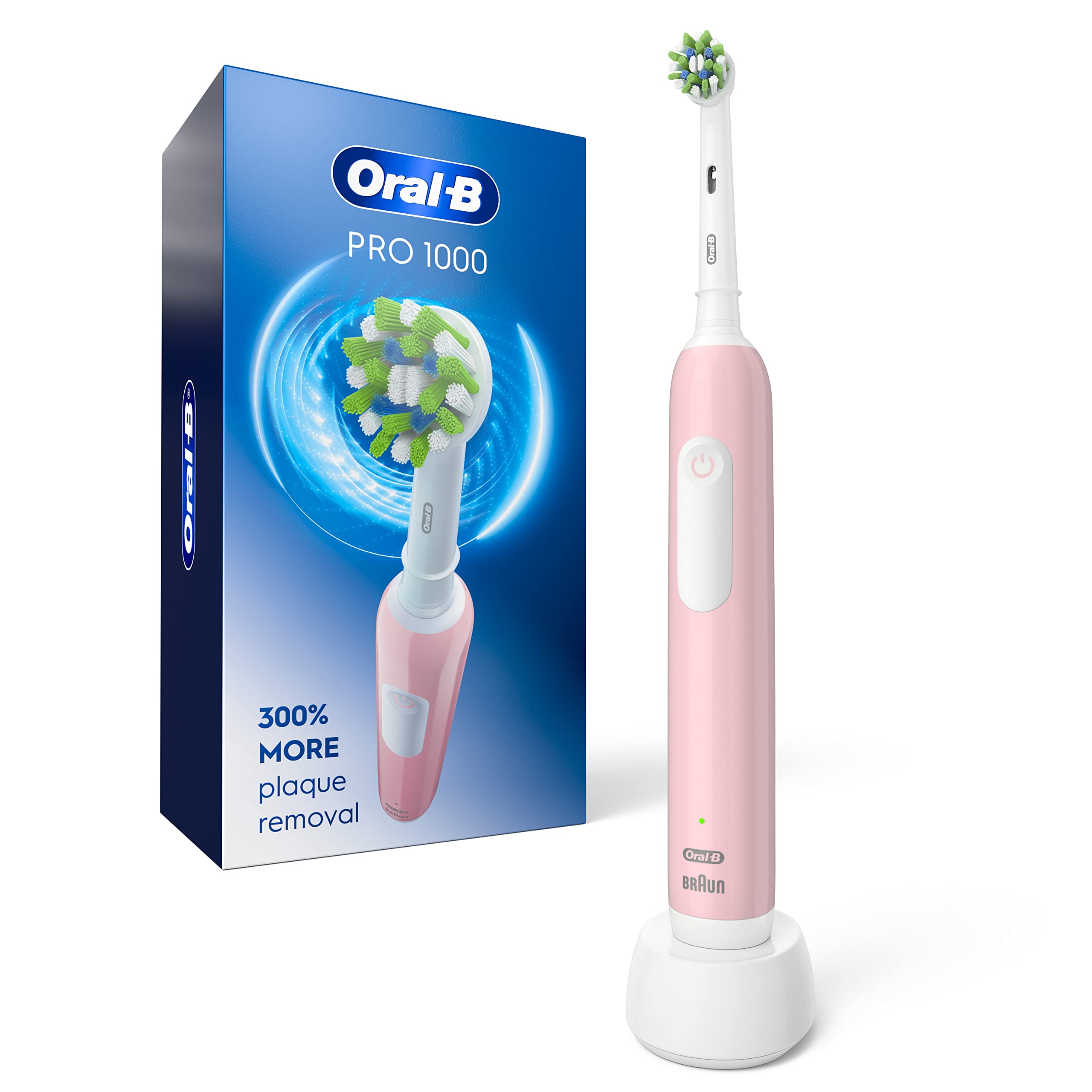 Oral-B Pro 1000 Rechargeable Electric Toothbrush Pink

