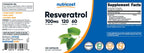 Nutricost Resveratrol 700mg Vegan Capsule Supplement

