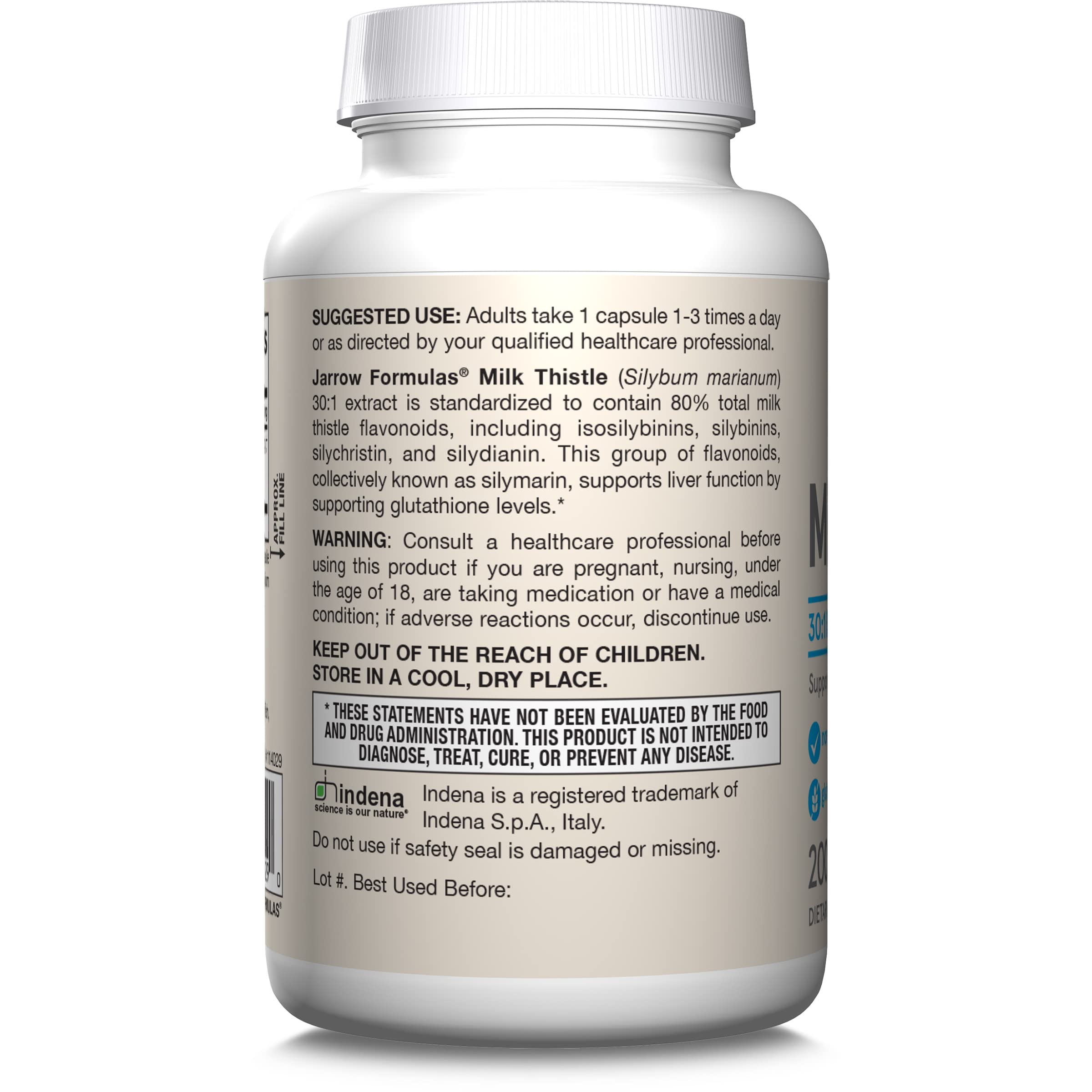 Jarrow Milk Thistle 150 mg 30:1 Liver Support

