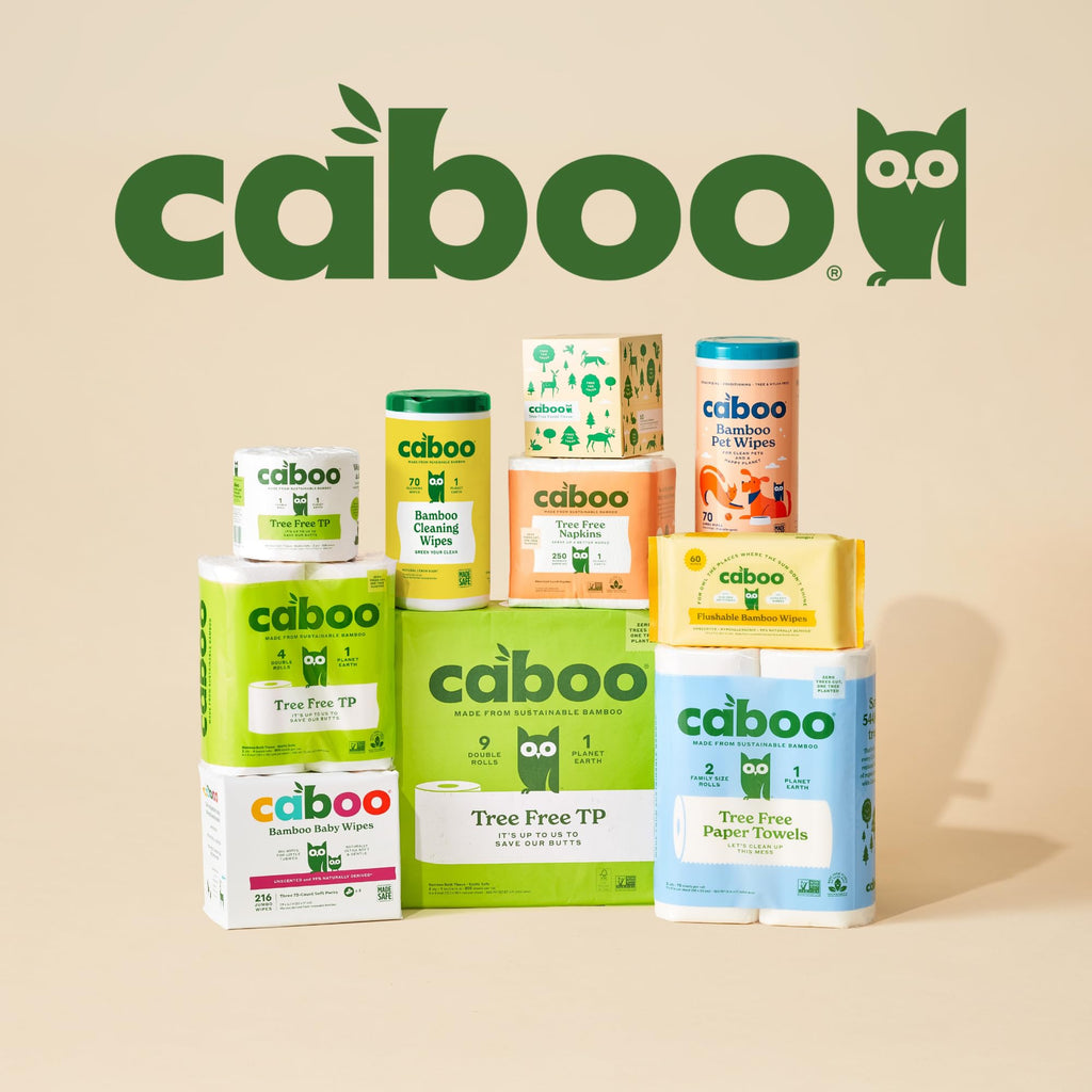 Caboo Bamboo Paper Towels - 2-Ply Eco Friendly

