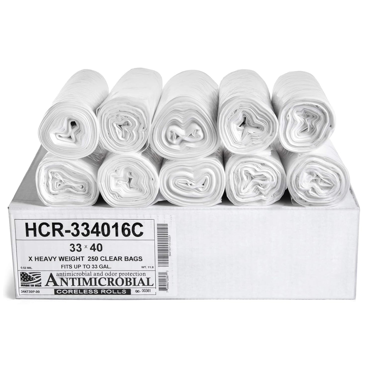 Aluf Plastics High Density Trash Bags - Heavy-Duty