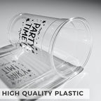 VITEVER Clear Plastic Cups with Lids and Straws – BPA Free

