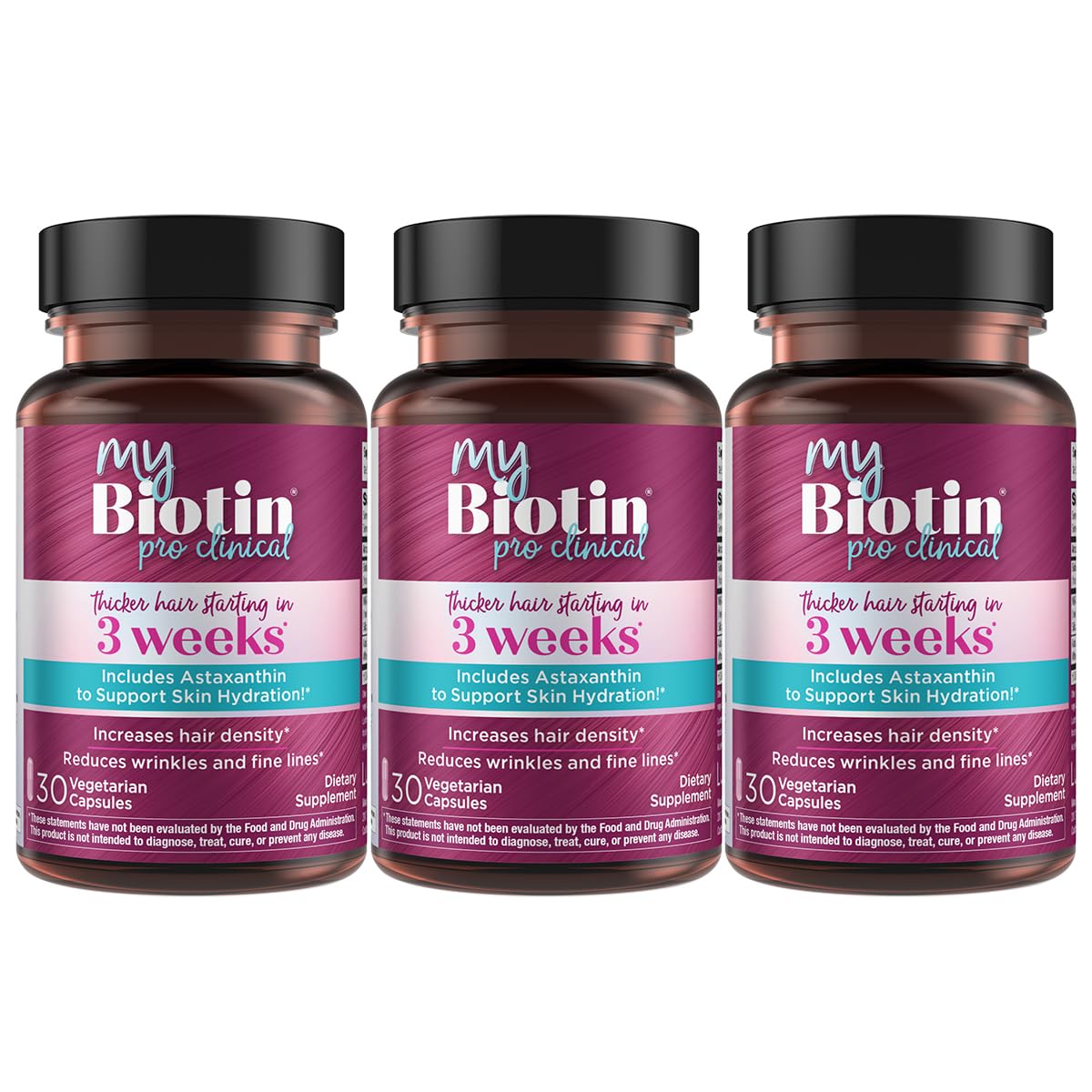 MyBiotin ProClinical MB40X Biotin with Astaxanthin for Hair and Skin