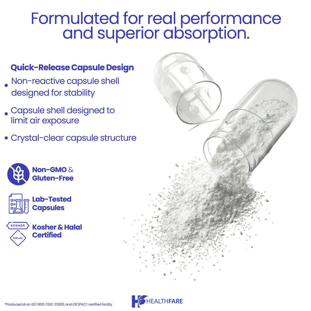 Healthfare Benfotiamine Supplement | Enhanced Absorption


