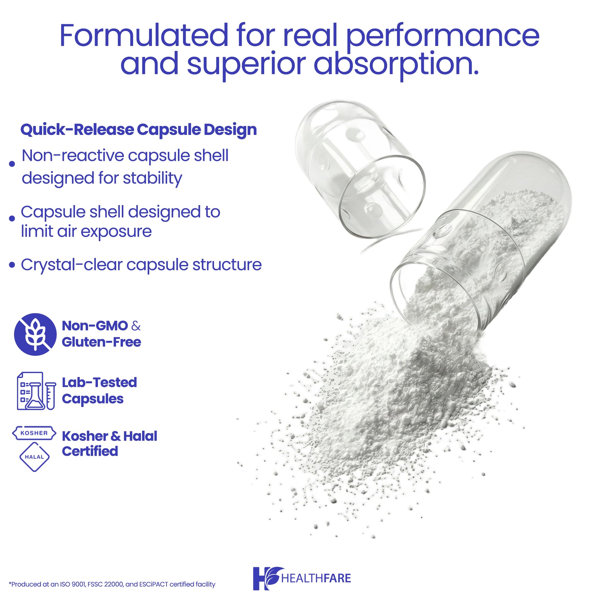 Healthfare Benfotiamine Supplement | Enhanced Absorption

