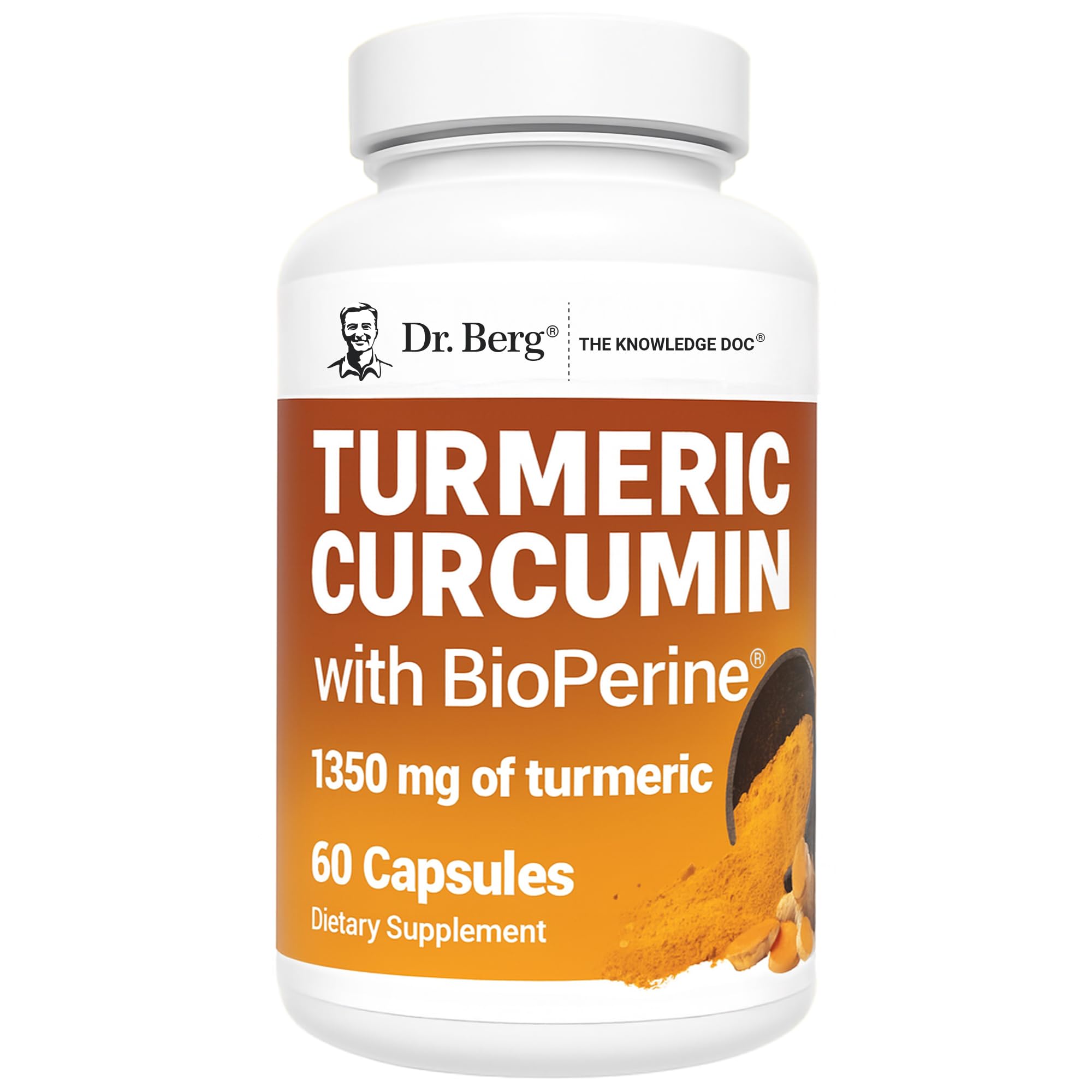 Dr. Berg Turmeric Curcumin with BioPerine - 1350 mg

