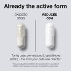 Toniiq Glutathione Capsules - 1000mg Ultra High Strength

