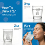 Hydrogen Water Tablets for Drinking Water - Quick-Dissolve

