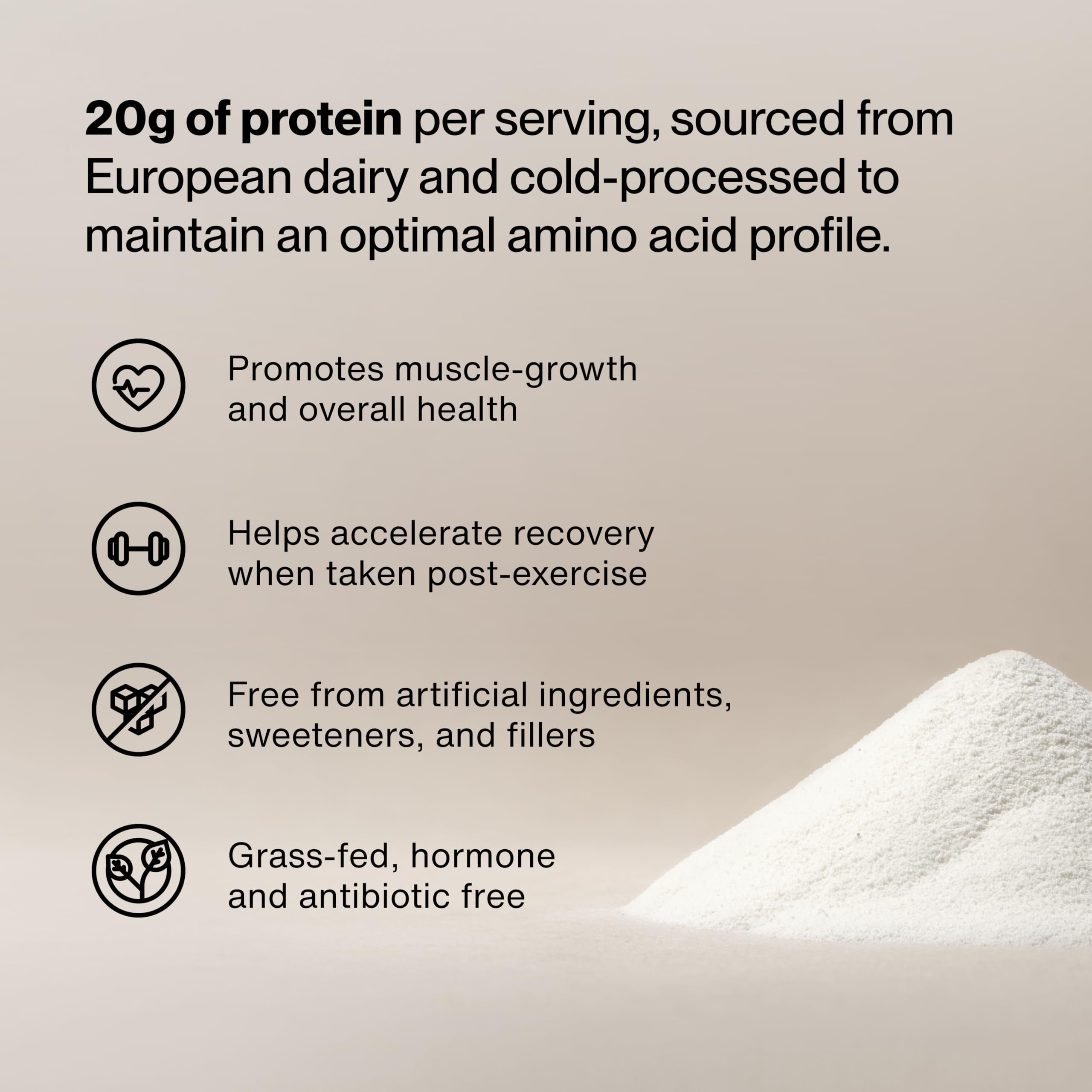 Whey Protein Powder Momentous Essential Grass-Fed

