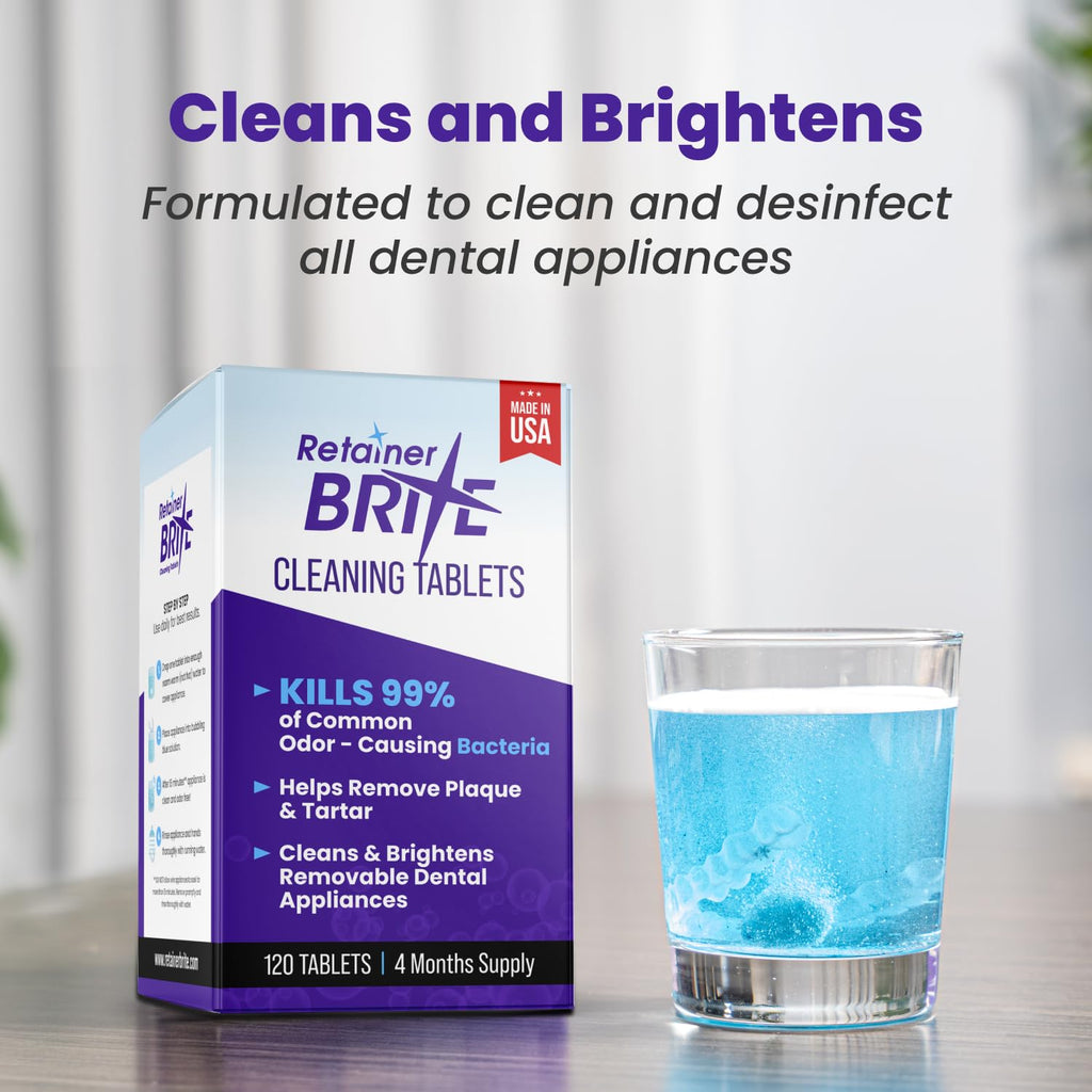 Retainer Brite Cleaning Tablets for Dental Appliances

