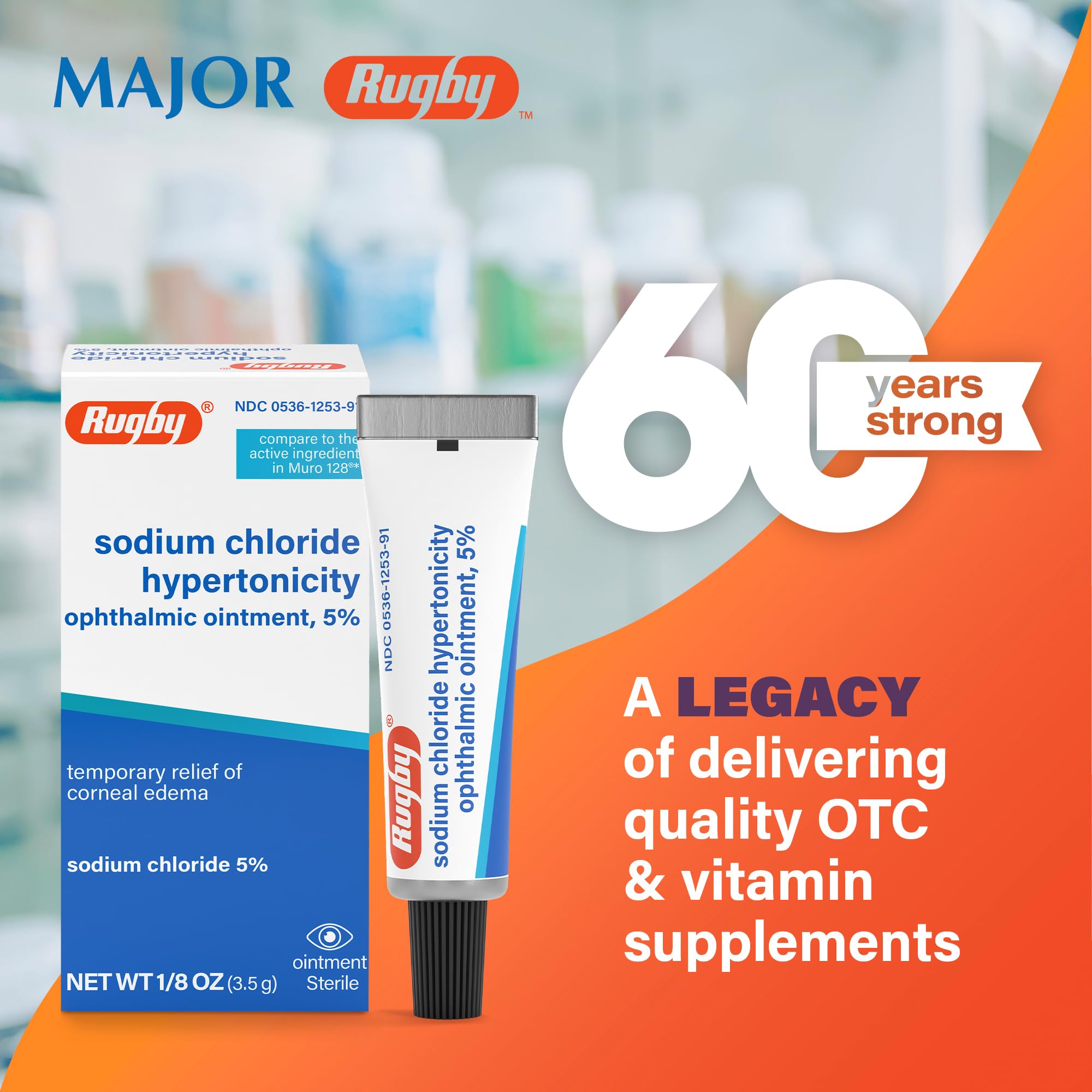 Rugby Ophthalmic Ointment with Sodium Chloride Hypertonicity

