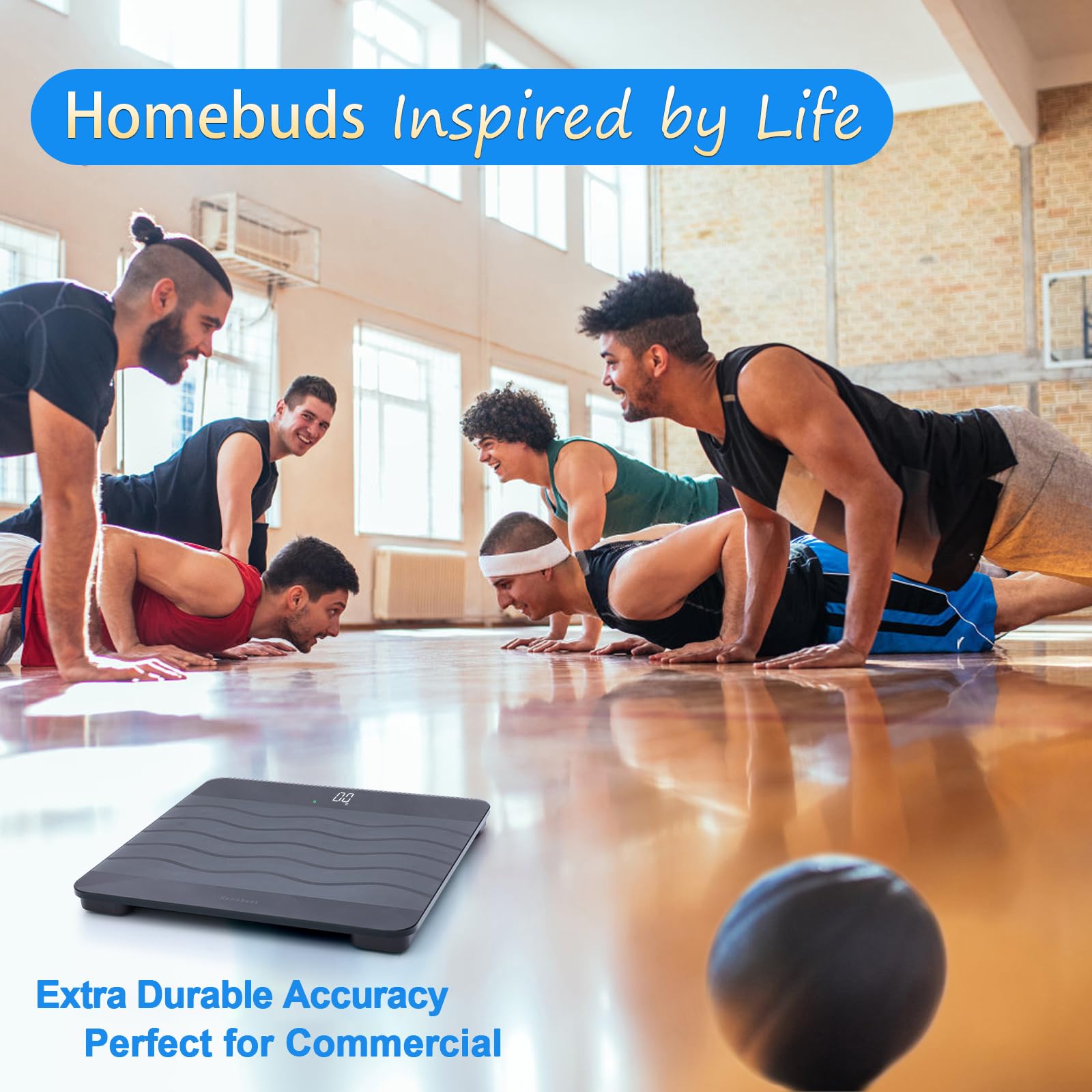 Homebuds Smart Digital Scale for Body Weight with App Sync

