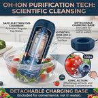 OH-ION Produce Washer — Wireless IPX7 Waterproof

