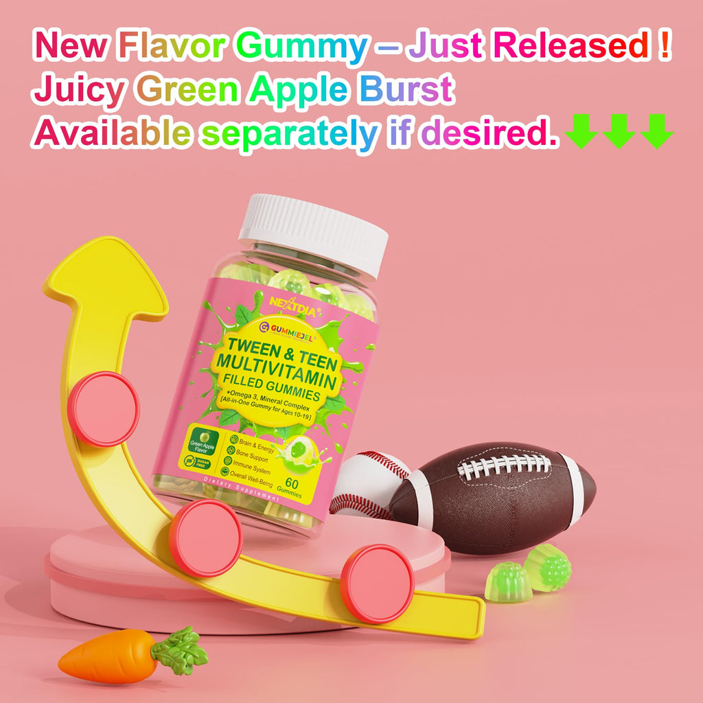 Nextdia Multivitamin Filled Gummies for Teens and Kids

