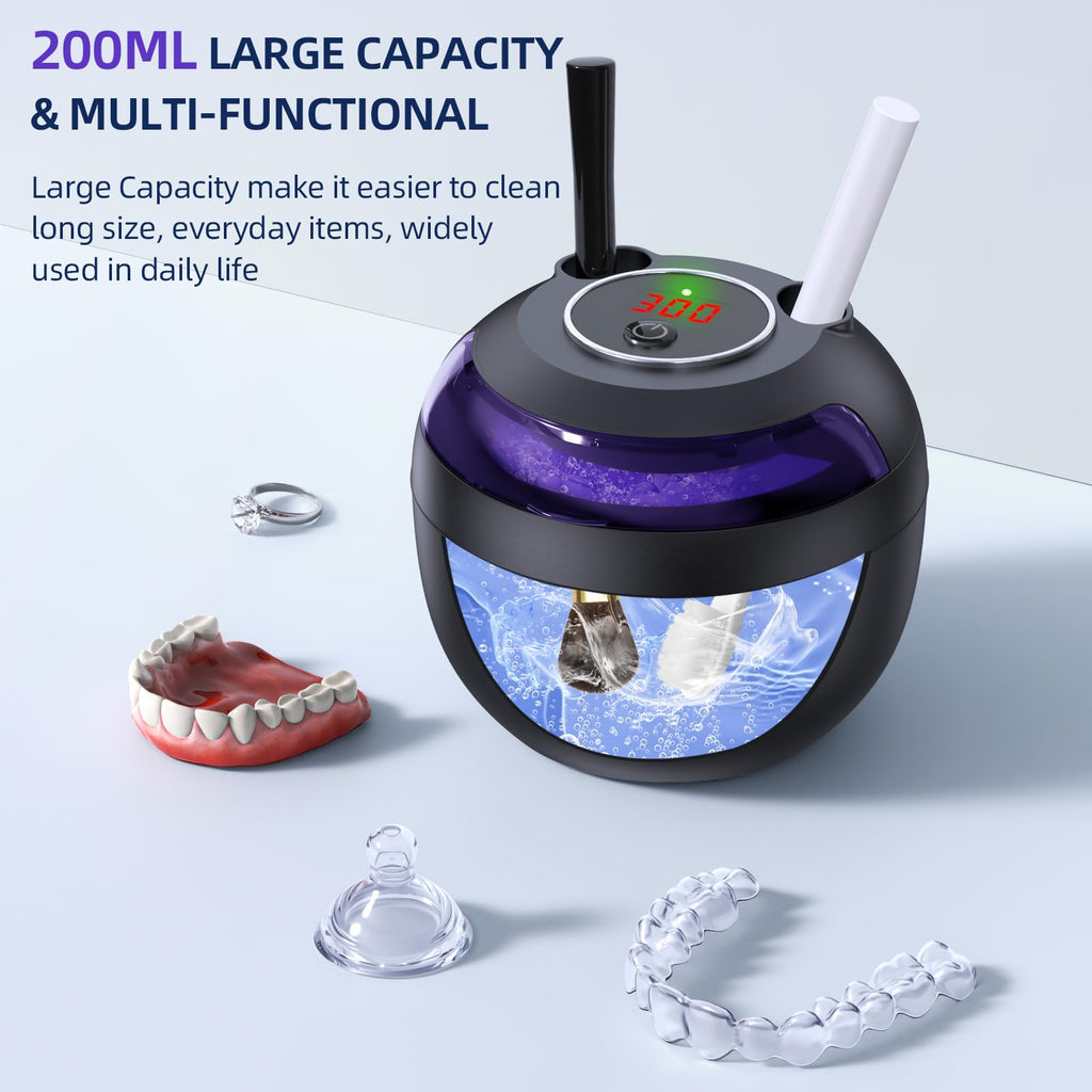 EcoBasic Ultrasonic Retainer Cleaner | UV-C 200ML


