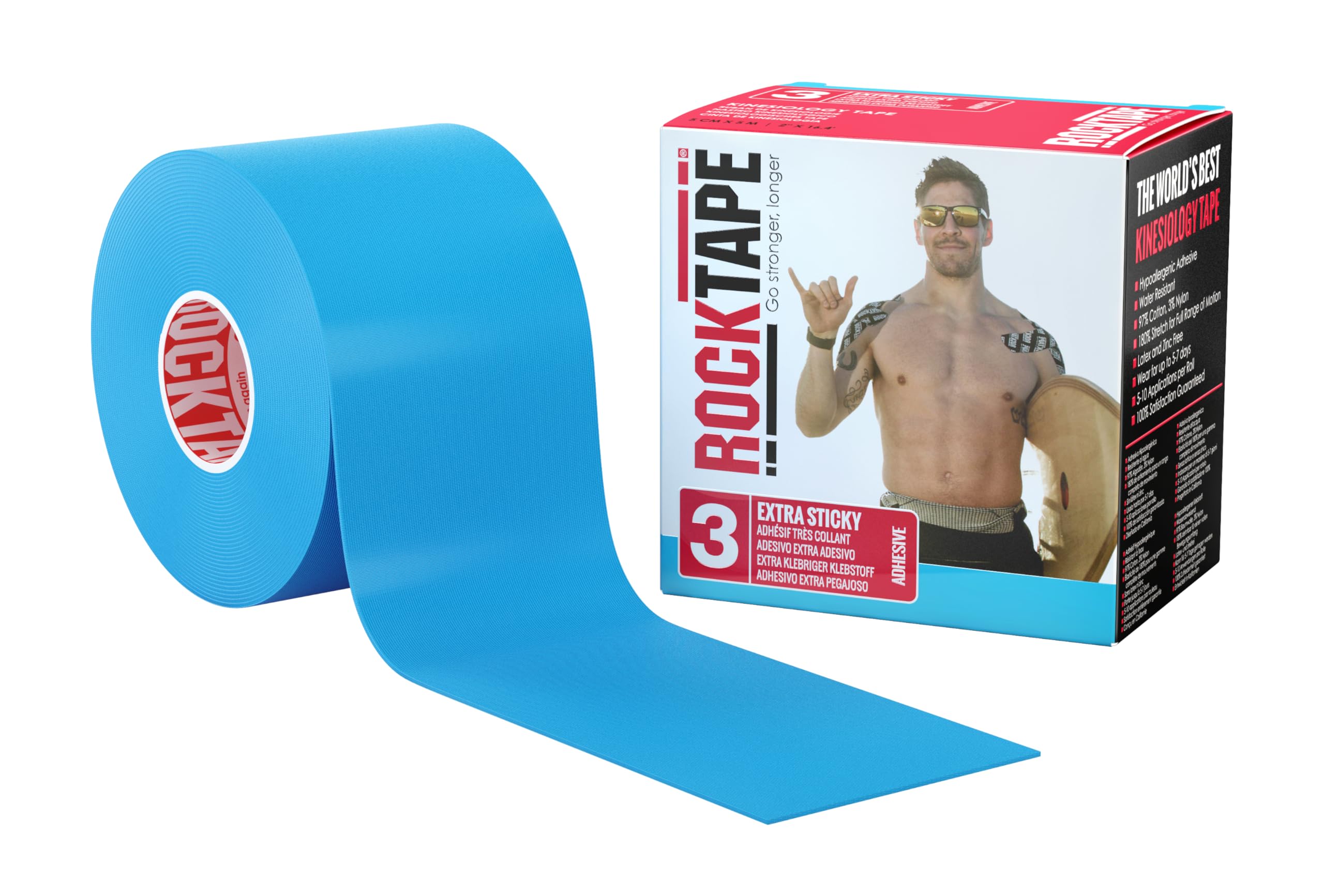 RockTape Kinesiology Tape for Muscle Recovery