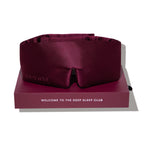 DROWSY Silk Sleep Mask - Face-hugging, padded cocoon in pure Mulberry silk