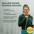 Betterbrand Mullein Gummies for Lung Health | Pear Flavor

