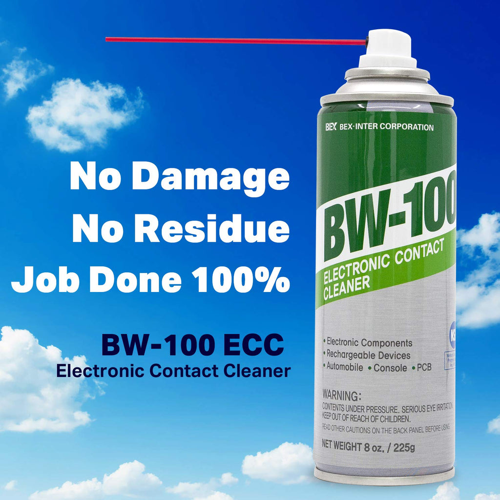 BW-100 Electronic Contact Cleaner Spray | Non-Flammable

