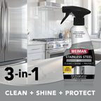 Weiman Stainless Steel Cleaner & Polish | Streak-Free Shine

