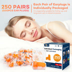 VOISEN Ear Plugs for Sleeping 32dB NRR Soft Foam

