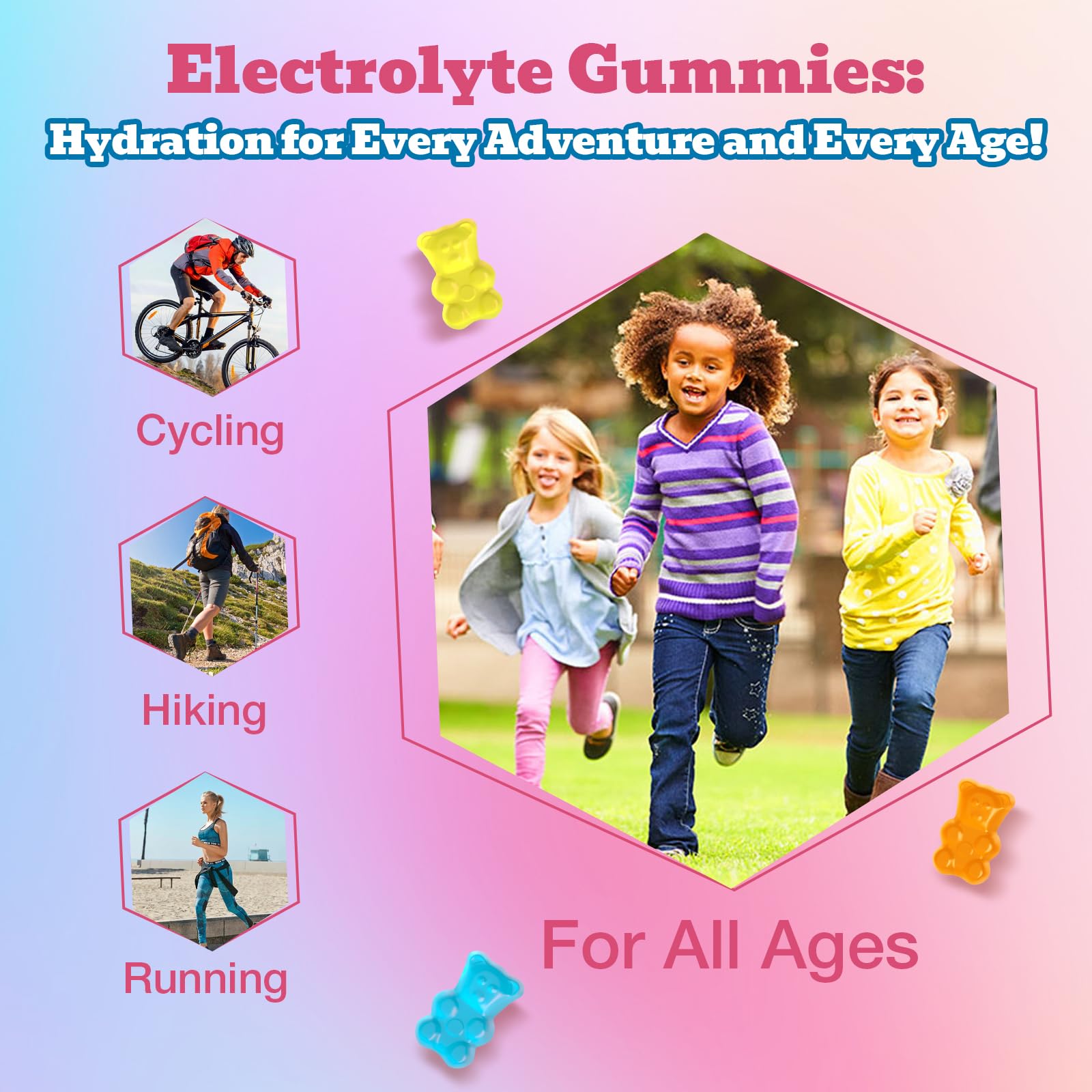 Electrolyte Gummies Sugar Free Hydration and Immunity

