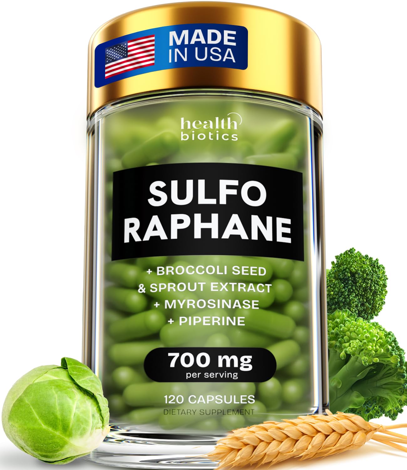 Sulforaphane Supplement from Organic Broccoli Sprouts

