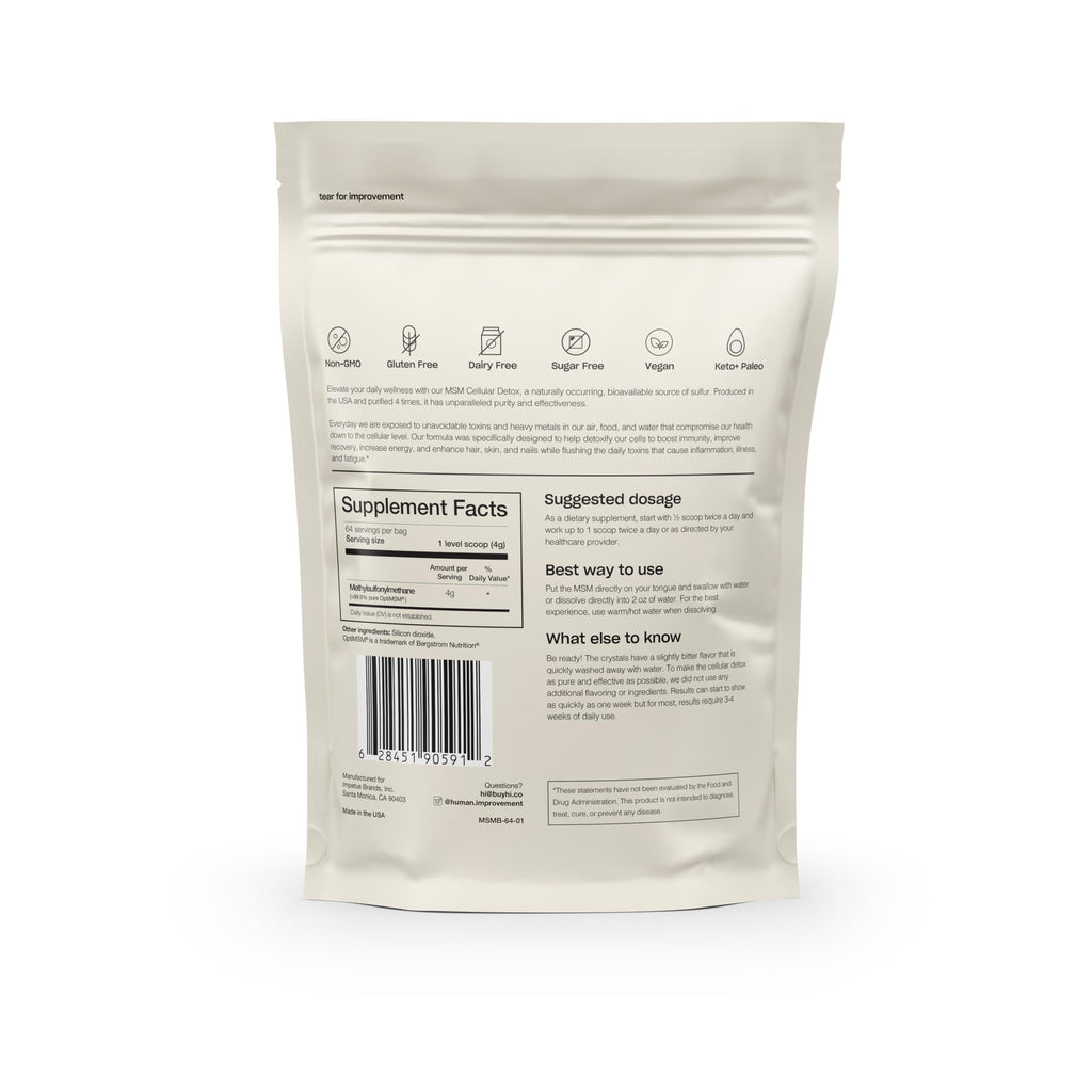 Pure MSM Powder for Joints, Skin & Nails

