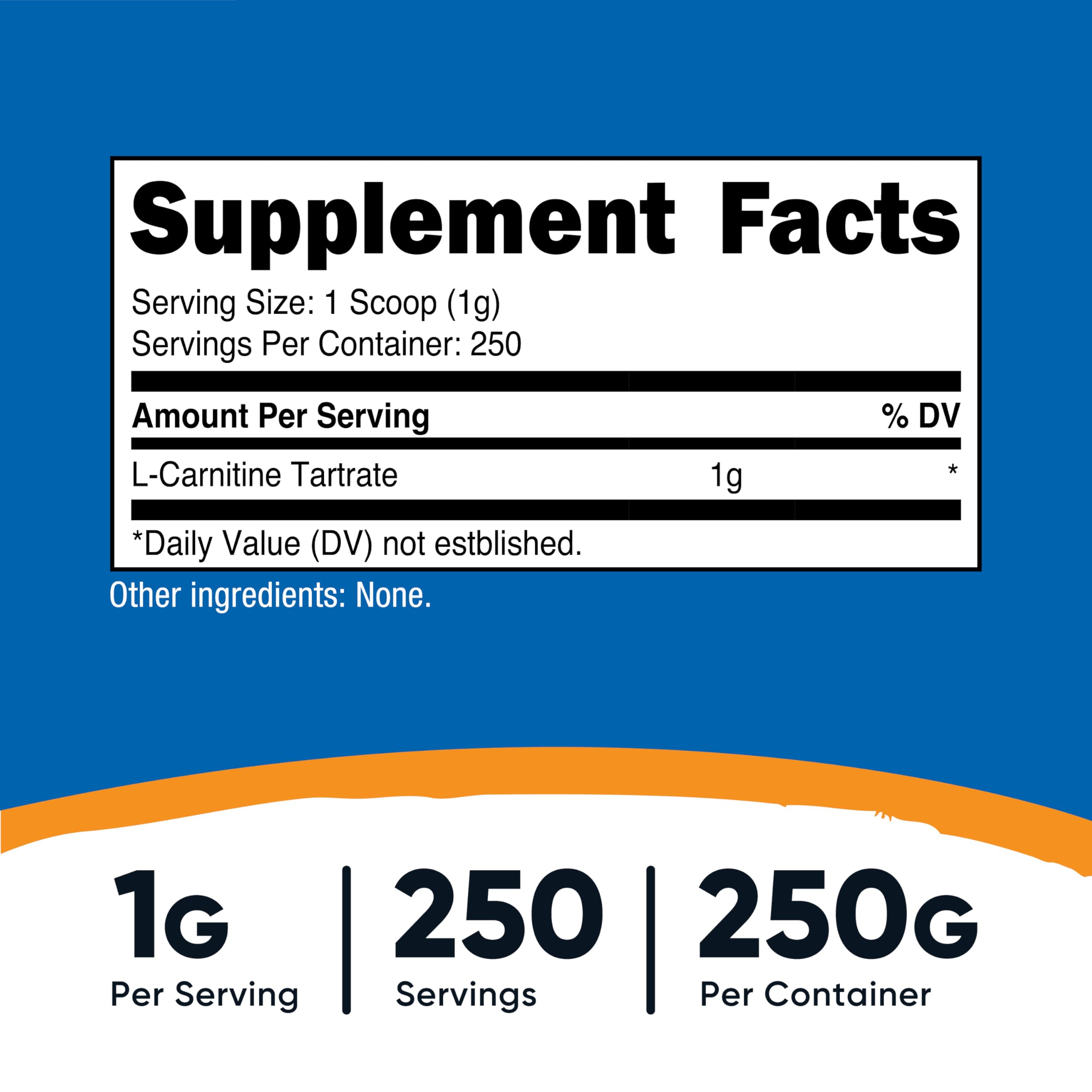 Nutricost L-Carnitine Tartrate Powder - Premium Supplement

